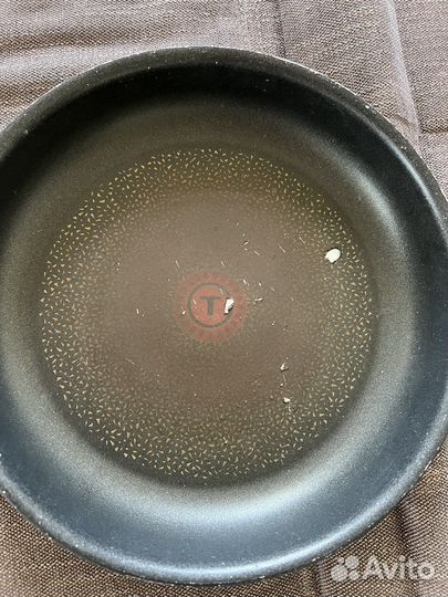 2 сковороды tefal 24 и 25 см без ручки, индукция