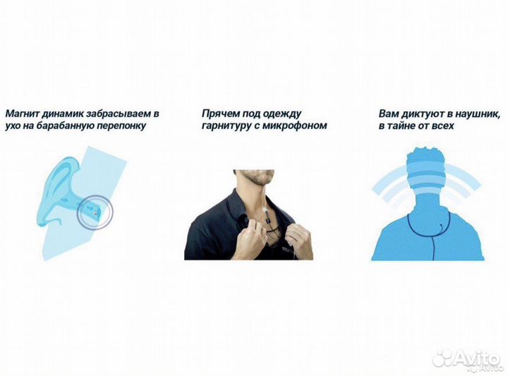 Микронаушники магнитные