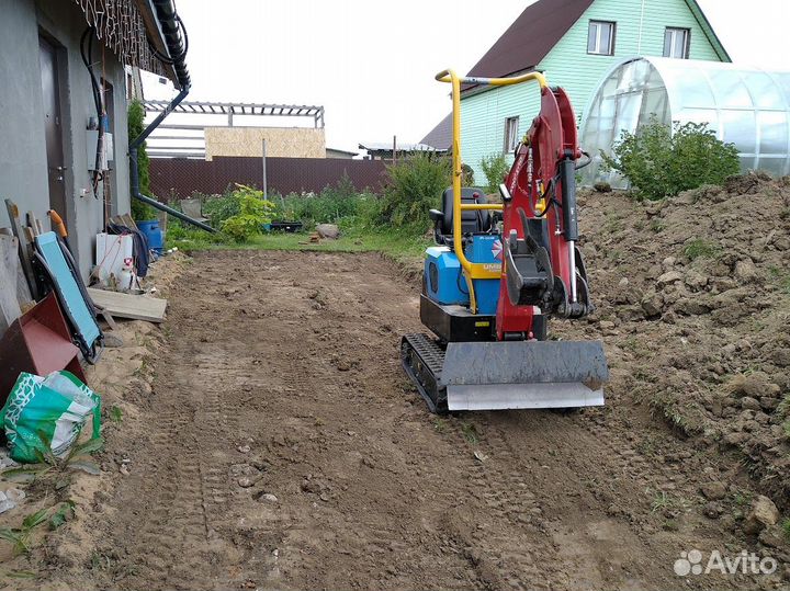 Услуги мини экскаватора, аренда