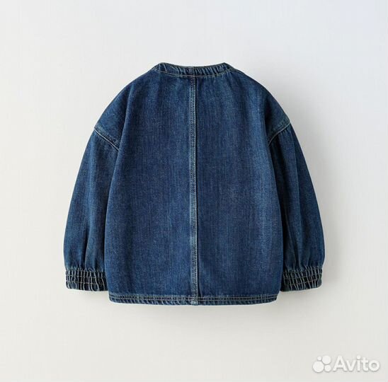 Новая джинсовая куртка Zara kids, 116