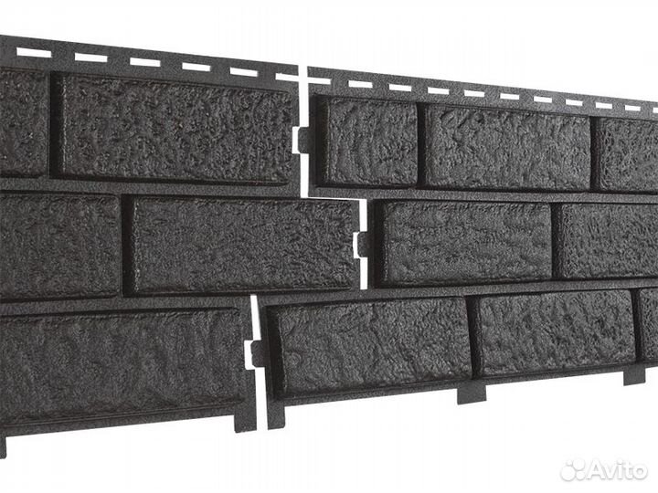 Фасадные панели U-plast Stone House Графит