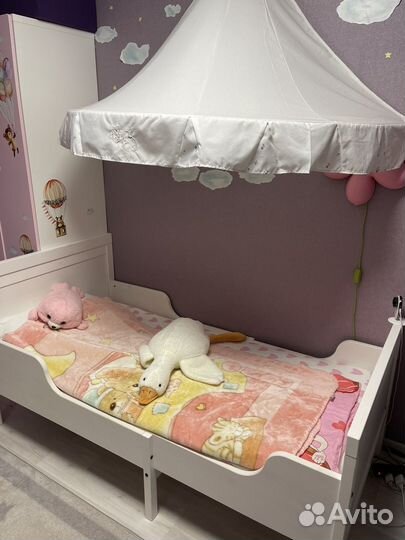 Детская кровать IKEA раздвижная