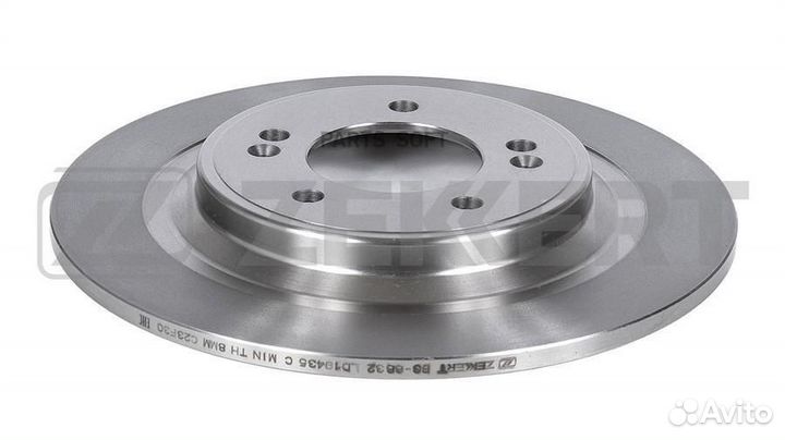 Диск торм. задн. Kia Sportage V 21- Hyundai Tucson IV 20- zekkert BS6632