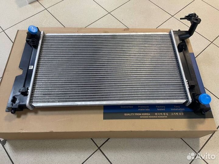 Радиатор двигателя toyota (avensis II; corolla IX;