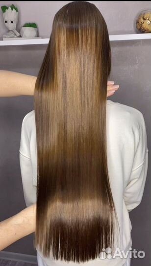 Кератиновое выпрямление волос