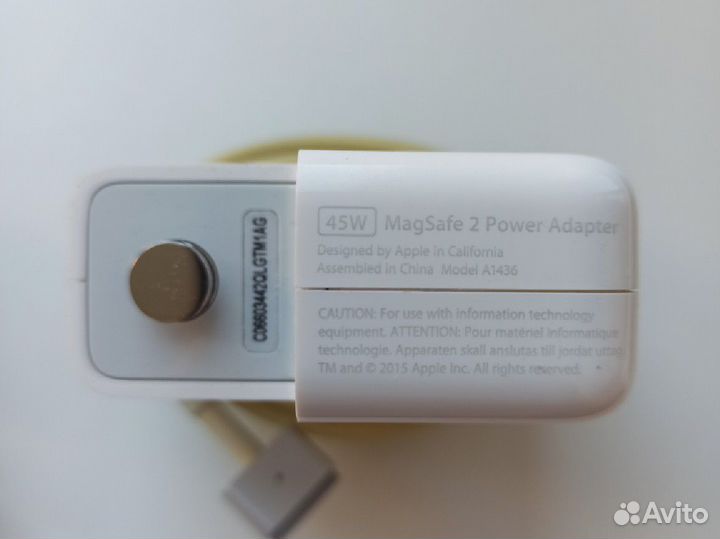 Magsafe 2 power adapter 45w apple