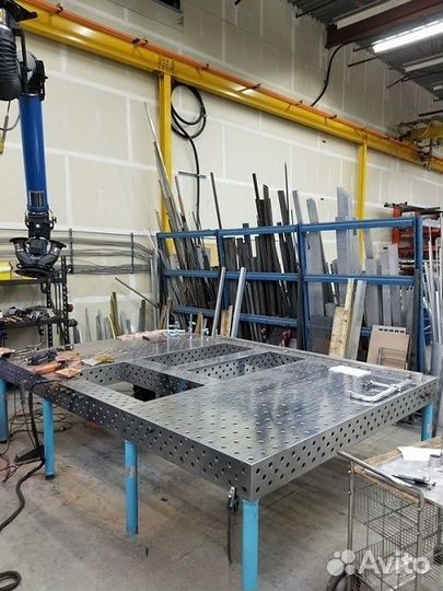Сварочный 3D стол 2500х1200х150 толщиной 8мм