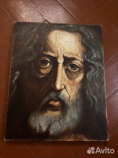 Картина маслом «старец»