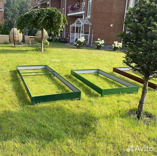 Грядки оцинкованные полимерные