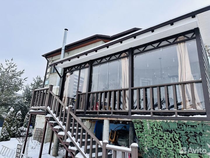 Мягкие окна (шторы) для террас, беседок, веранд