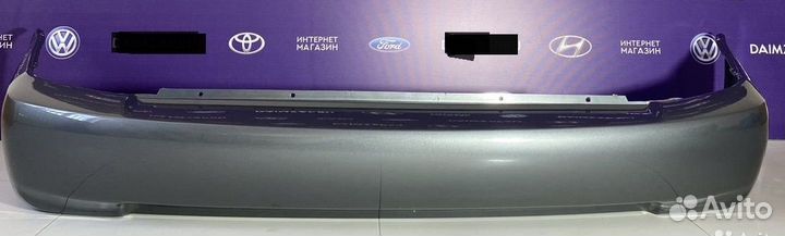 Бампер задний на hyundai Accent серый замок