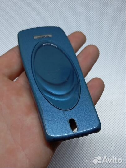 Nokia 7210. Задняя крышка. Оригинал. Голубая