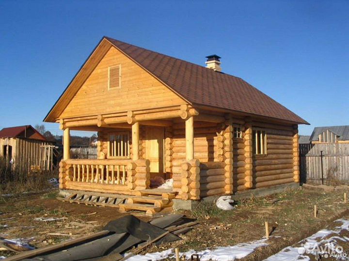 Срубы бань 3х3, 4х3, 5х3, 6х3, 6х4, 6х6