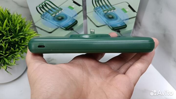 Повербанк 20000 mAh с беспроводной зарядкой