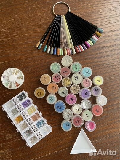 Блестки,втирки,стразы,слайдеры,наклейки,фольга