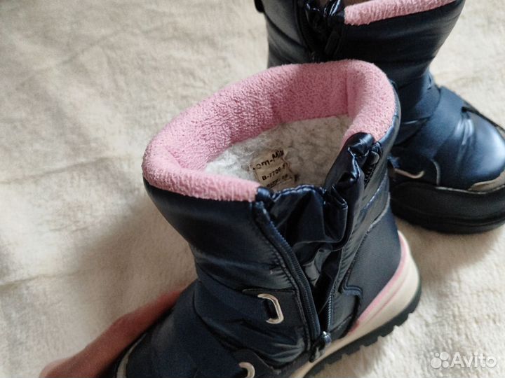 Сапоги зима для девочки 25-26