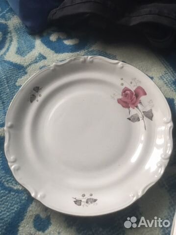 Тарелочка большая из польского сервиза chodzie z