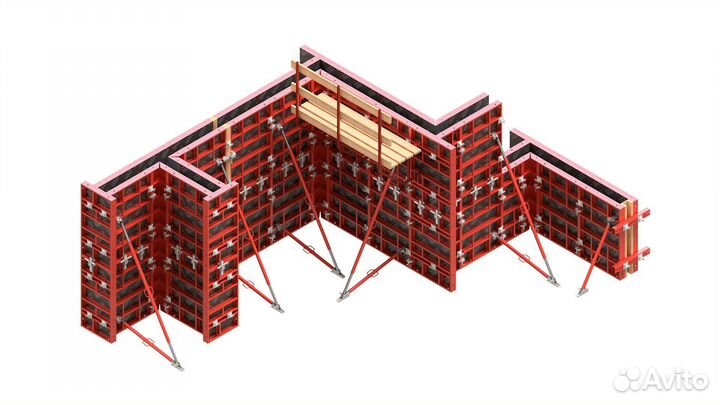 Аренда опалубки стен