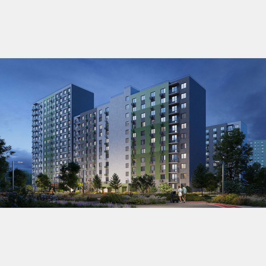 1-к. квартира, 34,7 м², 12/16 эт.