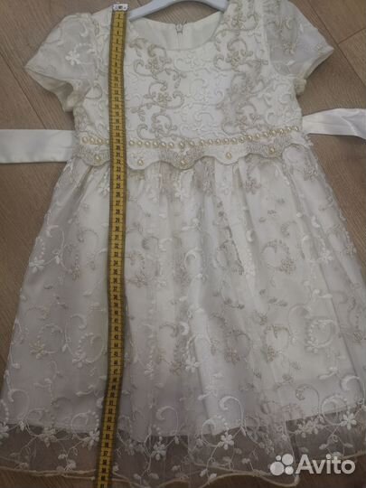 Красивое новогоднее платье для девочки