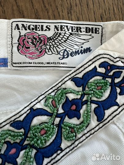 Джинсы Angels never die б/у 30