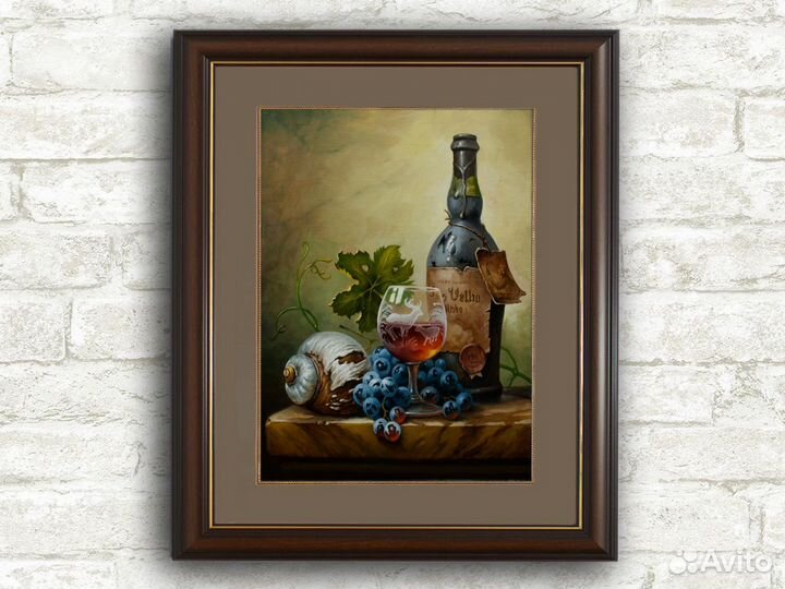 Картина маслом на холсте натюрморт