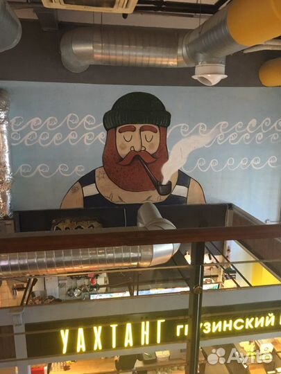 Граффити. Художественная роспись. Монументальная ж