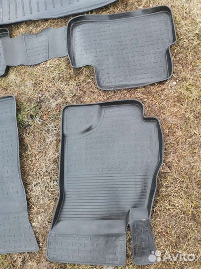 Резиновые ковры салона и багажника Accent Tagaz