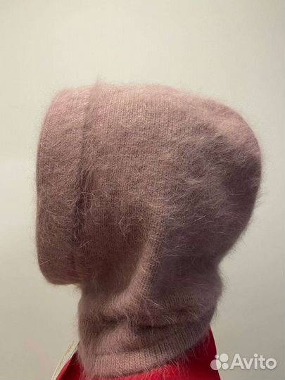 Шапка капор(ангора на флисе)
