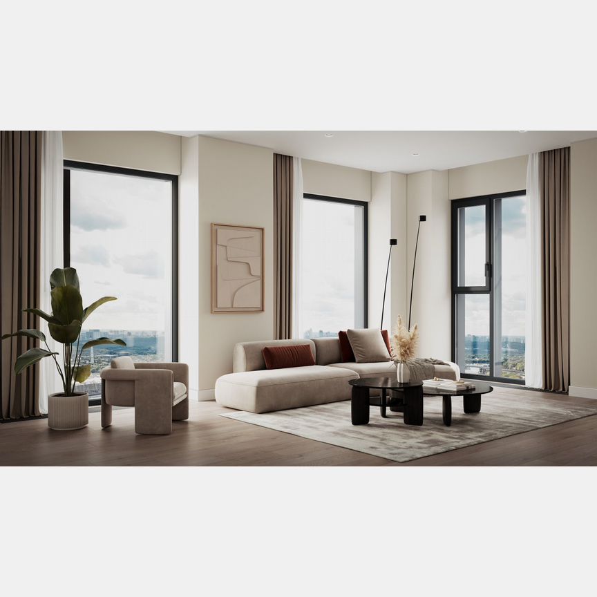 4-к. квартира, 75 м², 46/64 эт.