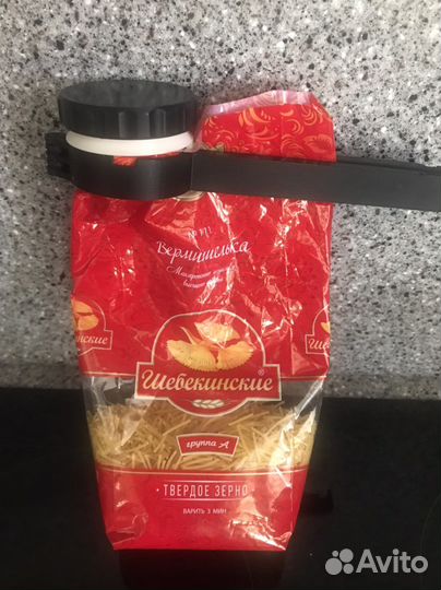 Зажим закрывашка для пакета с крышкой