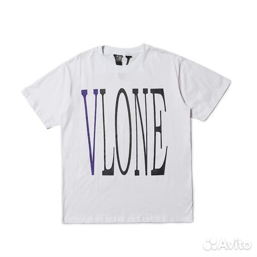 Футболка Vlone Basic White Purple