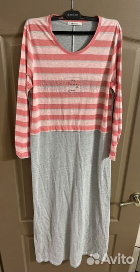 Платье закрытое в пол L