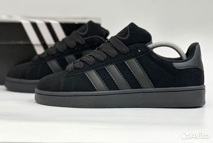 Мужские кроссовки Adidas Campus black (41-46)