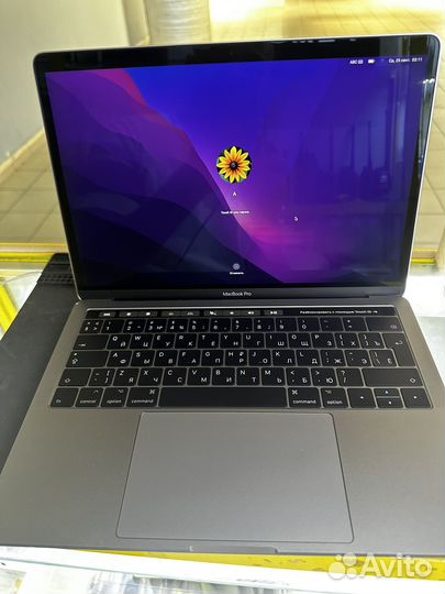 Apple macbook pro 13 2017 touch bar 16/512