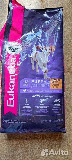 Корм для собак Eukanuba и Royal Canin
