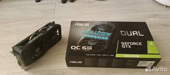Видеокарта asus GeForce GTX 1660 super Dual EVO OC