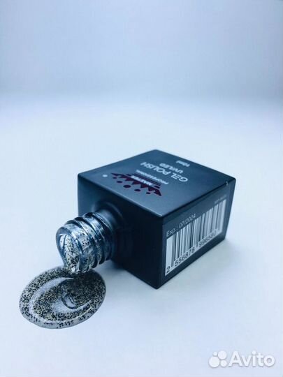 Топ для гель лака с эффектом хлопьев мелкие/крупны