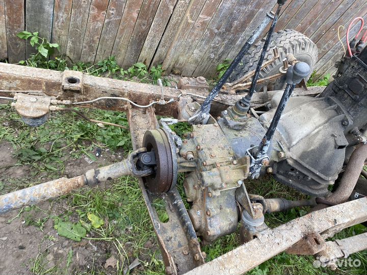 Разбор УАЗ 469 кпп двигатель мост крыша
