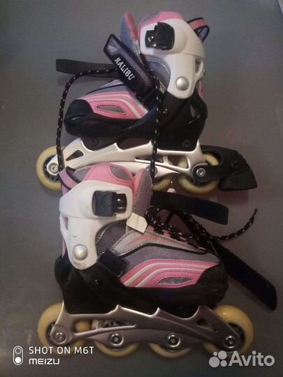 Роликовые коньки детские раздвижные
