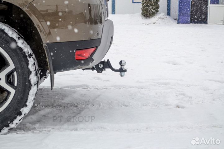 Фаркоп тсу съемный квадрат renault Duster Terrano