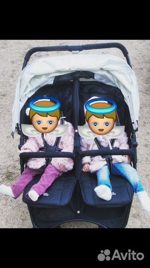 Коляска для двойни,погодок