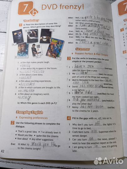 Spotlight 7 workbook
