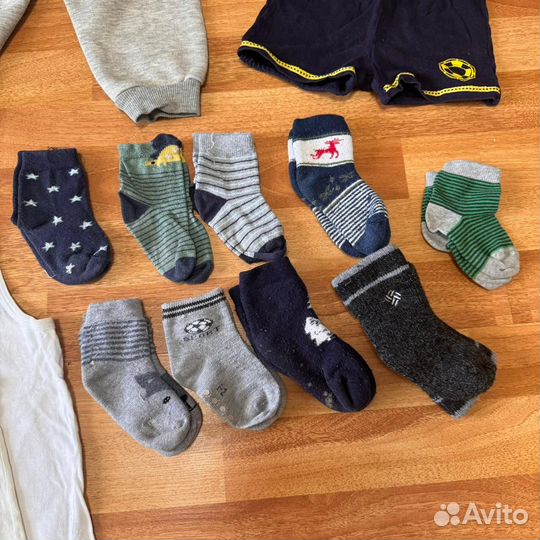 Детские вещи одежда для мальчика пакетом 74-80-86
