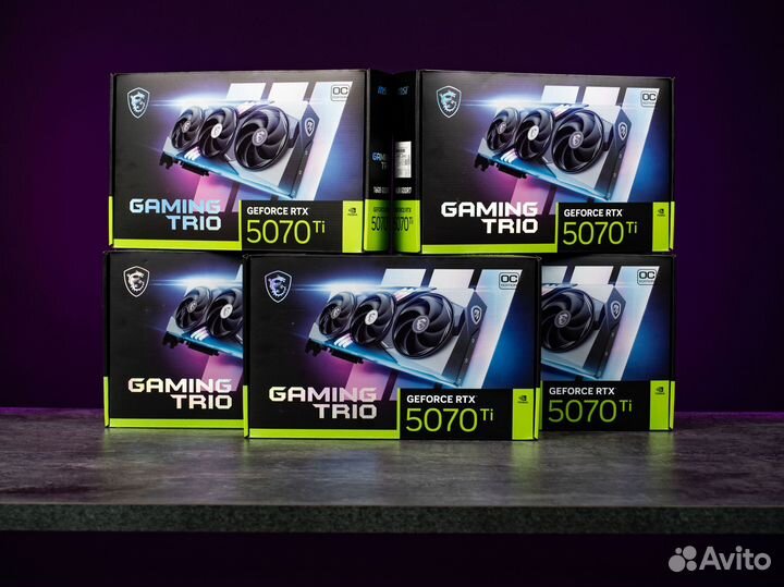 MSI GeForce RTX 5070 Ti gaming trio OC plus 16G