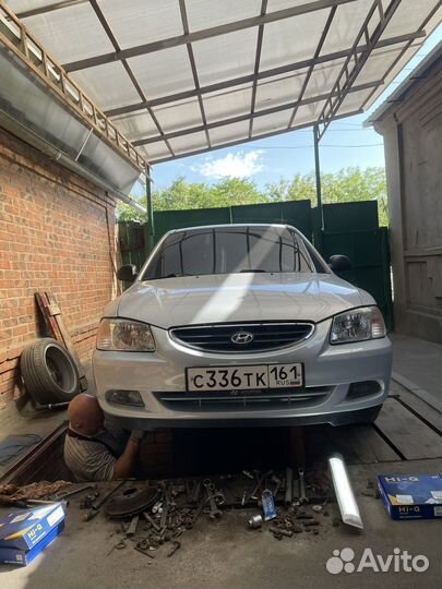 Фары на hyundai accent