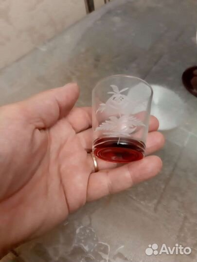 Набор новый бокалы со стопками