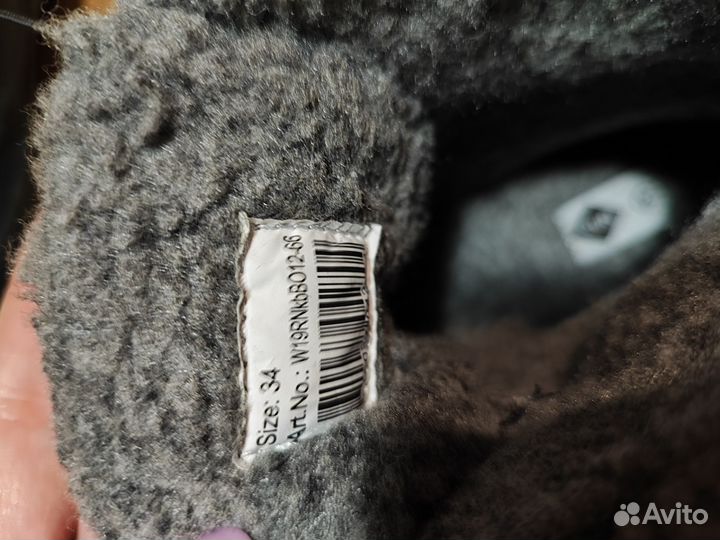 Сапоги зимние новые. 34 размер