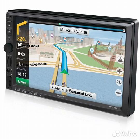 Навигационная 2DIN магнитола Prology MPN-450