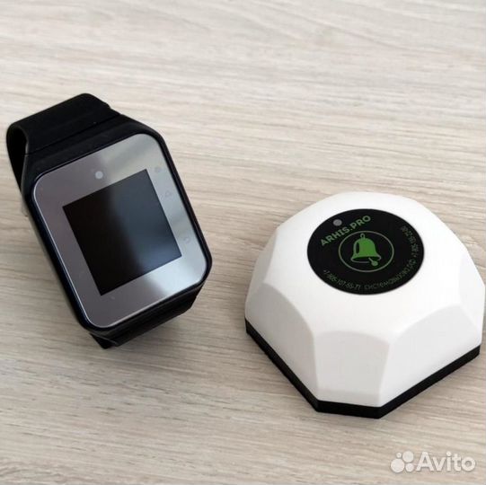 Часы официанту для вызова повором на кухню